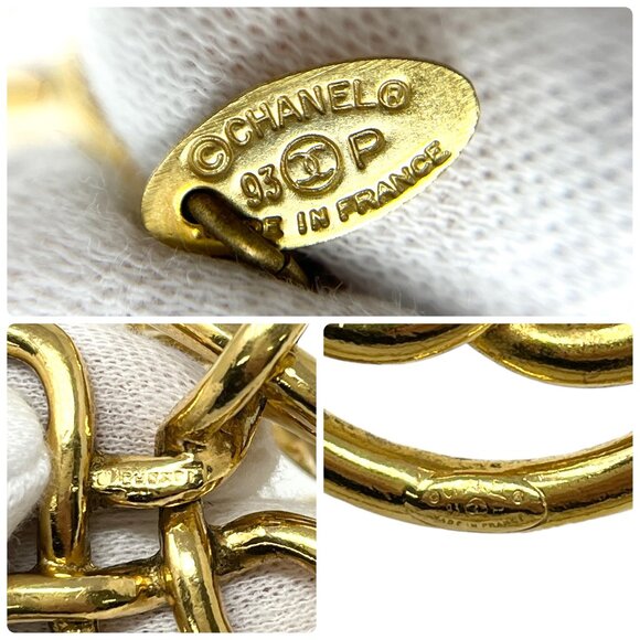CHANEL Vintage 93P CC Logo Chain Belt Accessory Gold Metal Charm RankAB [103520] - Picture 10 of 10